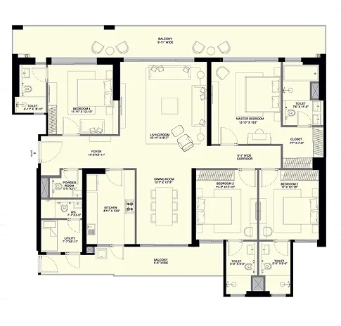 3.5 & 4.5 BHK